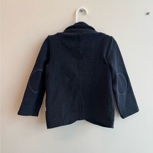 Navy Blue Boys Blazer w Elbow Patches